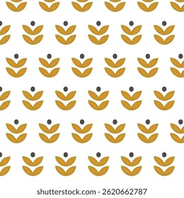 Simple seamless geometric pattern in Scandinavian style
