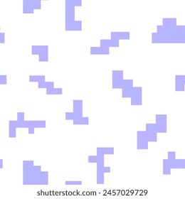 simple seamless geometric pixel pattern in khaki style. Design for print backdrop wallpaper wrapping textile