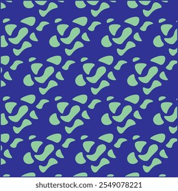 Simple seamless geometric shapes. Abstract background for banner, poster, cover, card. Blue color