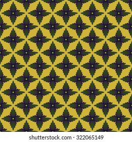 Simple seamless  geometrical ornament pattern. Vector illustration
