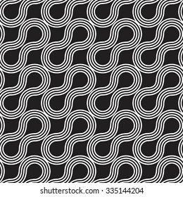  Simple seamless  geometrical ornament pattern. Vector illustration.
