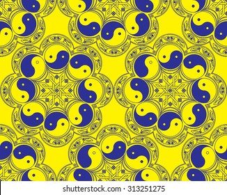 Simple seamless geometrical ornament. Vector illustration.