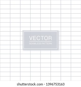 Simple seamless grid pattern - minimalistic striped design. Abstract trendy background. White and grey squared texture