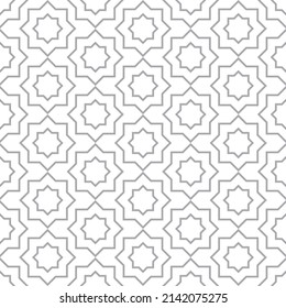 simple seamless islamic pattern design template vector
