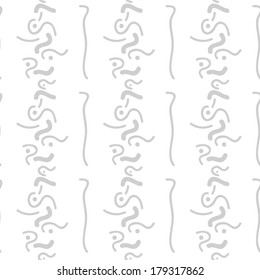 Simple seamless minimalistic pattern, repeating geometric vector background