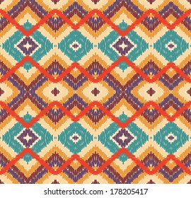 Simple seamless modern chevron zig zag pattern background