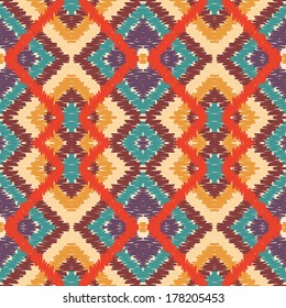 Simple seamless modern chevron zig zag pattern background
