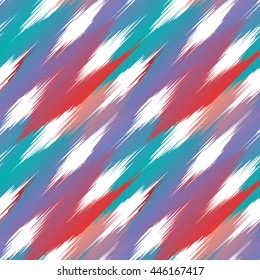 Simple seamless modern chevron zig zag ikat pattern background