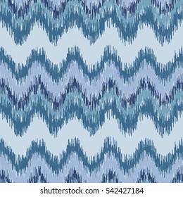 Simple seamless modern chevron zig zag ikat pattern background