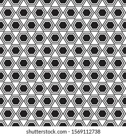 simple seamless pattern geometric style monochrome grunge style
