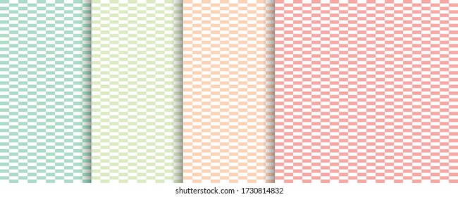 Simple seamless pattern in pastel colors
