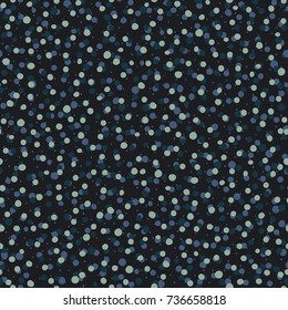 simple seamless pattern with polka dots. Vector seamless background