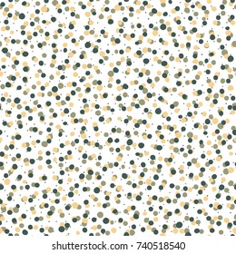 simple seamless pattern with polka dots. Vector seamless background