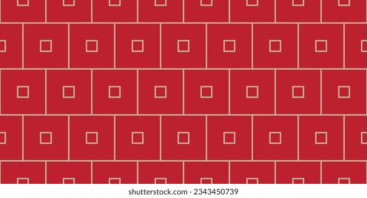 simple seamless pattern with red zigzag gingham pattern