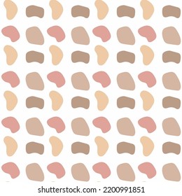 Simple seamless pattern with repeating abstract shapes. Flat vector illustration.