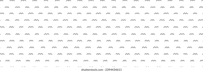 Simple seamless pattern with small dash zigzag line. Vector background with abstract geometric element. Modern illustration for print, paper, decor, fabric.