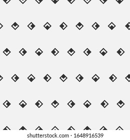 Simple seamless pattern of squares and rhombuses for your design.
Background from geometric figures in contrast colors.
Vector illustration