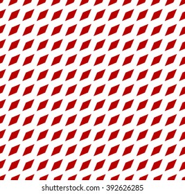 Simple seamless pattern with tilted rhombus shapes. Minimal monochrome repeatable pattern.