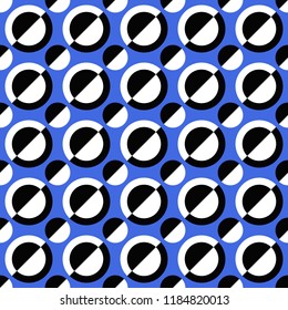Simple Seamless Pattern Vector Circle Background Stock Vector (Royalty ...