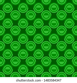 Simple seamless pattern - vector circle background illustration