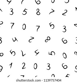 Simple seamless pattern. Vector illustration. Figures