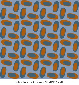 Simple seamless pattern for web, advertising, textiles, prints and any design projects. Abstract retro shapes will decorate any surface or thing and make it attractive.