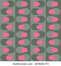 Simple seamless pattern for web, advertising, textiles, prints and any design projects. Abstract retro shapes will decorate any surface or thing and make it attractive.