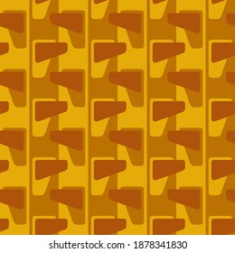 Einfaches nahtloses Muster für Web, Werbung, Textilien, Drucke und Design-Projekte. Abstrakte Retro-Formen verzieren jede Oberfläche oder jedes Ding und machen sie attraktiv.