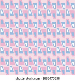 Simple seamless pattern for web, advertising, textiles, prints and any design projects. Abstract retro shapes will decorate any surface or thing and make it attractive.