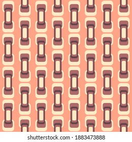 Simple seamless pattern for web, advertising, textiles, prints and any design projects. Abstract retro shapes will decorate any surface or thing and make it attractive.