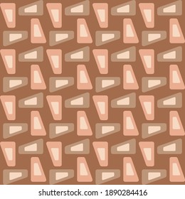 Simple seamless pattern for web, advertising, textiles, prints and any design projects. Abstract retro shapes will decorate any surface or thing and make it attractive.