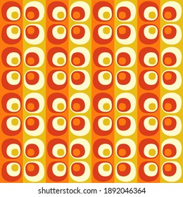 Simple seamless pattern for web, advertising, textiles, prints and any design projects. Abstract retro shapes will decorate any surface or thing and make it attractive.