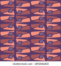 Simple seamless pattern for web, advertising, textiles, prints and any design projects. Abstract retro shapes will decorate any surface or thing and make it attractive.