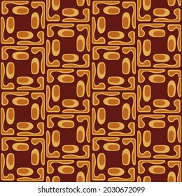 Simple seamless pattern for web, advertising, textiles, prints and any design projects. Abstract retro shapes will decorate any surface or thing and make it attractive.