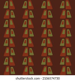 Simple seamless pattern for web, advertising, textiles, prints and any design projects. Abstract retro shapes will decorate any surface or thing and make it attractive.