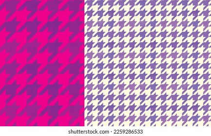 Simple seamless patterns vector image,Repeatable vector graphics,  chidori hounds tooth