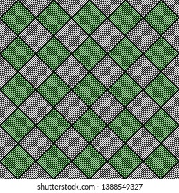 Simple seamless square pattern background - vector illustration