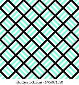 Simple seamless square pattern background design - colored vector graphic