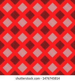 Simple seamless square pattern background - vector design