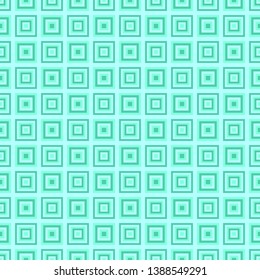 Simple seamless square pattern design background - colored vector graphic