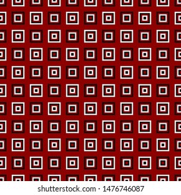 Simple seamless square pattern design background - colored vector illustration