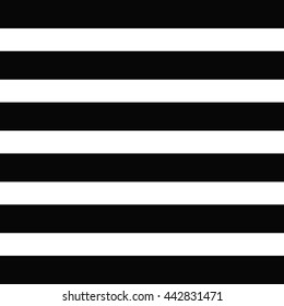 Simple seamless striped pattern, straight lines, black and white texture, vector background
