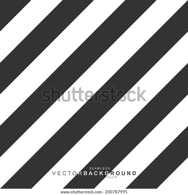 シンプルなシームレスな縞模様 直線の対角線 白黒のテクスチャー ベクター画像の背景 のベクター画像素材 ロイヤリティフリー