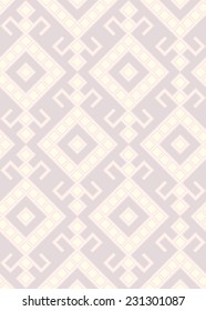 Simple seamless traditional slavic pattern