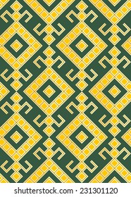Simple seamless traditional slavic pattern