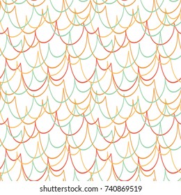 Simple seamless vector pattern with streamer.