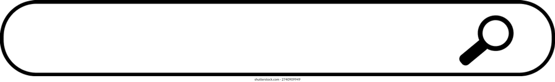 Simple search bar with magnifying glass icon.
