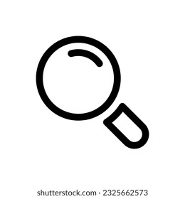 Simple Search icon. The icon can be used for websites, print templates, presentation templates, illustrations, etc