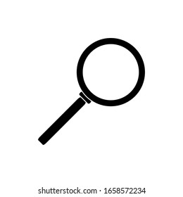 Simple search icon isolated on the white background
