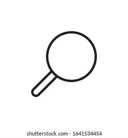 Simple search line icon. Stroke pictogram. Vector illustration isolated on a white background. Premium quality symbol. Vector sign for mobile app and web sites.